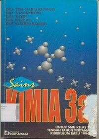 Sains Kimia 3A Untuk SMU Kelas 3 Tengah Tahun Pertama Kurikulum Baru 1994