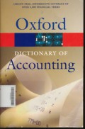 Oxford Dictionary of Accuonting