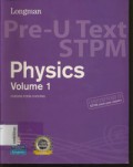 Longman Pre U-Text STPM Physics Volume 1