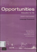 New Opportunities Education For Life Upper Intermediate Language Powerbook