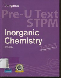 Longman Pre-U Text STPM : Inorganic Chemistry ( Best Brands 2008 In The Asia Pacific )