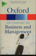 Oxford : Dictionary of Business and Management