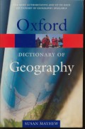 Oxford : Dictionary of Geography