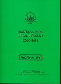 Kumpulan Soal Ujian Sekolah 2010/2011 Kode A & B Program IPS