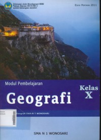 Modul Pembelajaran Geografi Kelas X