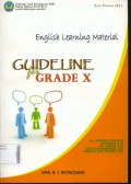 English Learning Material Guideline for Grade x