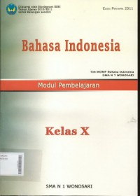 Bahasa Indonesia Modul Pembelajaran Kelas x