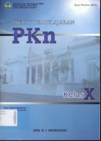 Diktat Pembelajaran PKn Kelas X