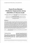 Fault-Prone Module
Prediction Approaches Using
Identifiers in Source Code