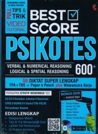 Best Score 600+ Psikotes Verbal & Logical reasoning Numerical & Spatial Reasoning
