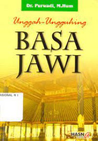 Unggah - ungguhing Basa jawi