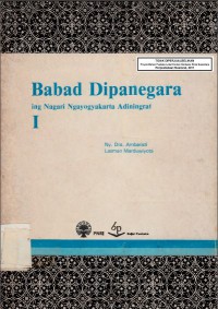 Babad Dipanegara ing Nagari Ngayogyakarta I