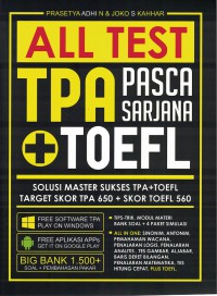 All Test TPA Pasca Sarjana + TOEFL - 11919