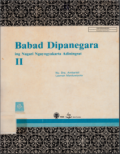 BABAD DIPANEGARA ING NAGARI NGAYOGYAKARTA ADININGRAT II