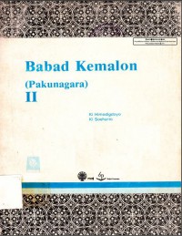 babad kemalon (pakunegaran) II