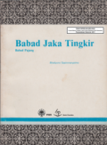 Babad JAKA TINGKIR Babad Pajang