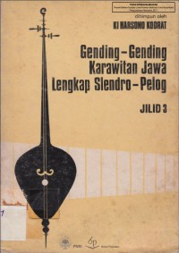 gending-gending karawitan jawa lengkap slendro-pelog jilid III