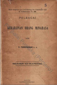 pelbagai keradjinan orang minahasa