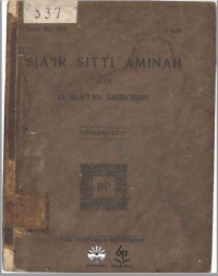 sjair sitti aminah