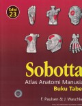 Sobotta Atlas Anatomi Manusia Buku Tabel - 11884